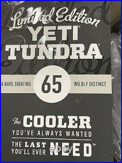 YETI Tundra 65 Cooler WETLANDS DUCKS UNLIMITED cooler With Yeti CAMO Cushion NIB