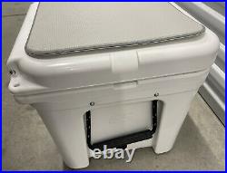 YETI Tundra 65 Cooler White With Yeti Top Seadek Pad Nice New With Tag