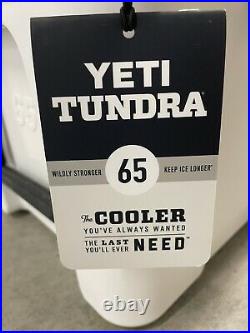 YETI Tundra 65 Cooler White With Yeti Top Seadek Pad Nice New With Tag