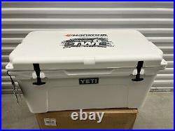 YETI Tundra 65 Cooler White With Yeti Top Seadek Pad Nice New With Tag