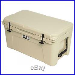 YETI Tundra 65 Cooler with Dry Goods Basket -Tan