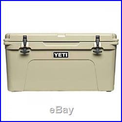 YETI Tundra 65 Cooler with Dry Goods Basket -Tan