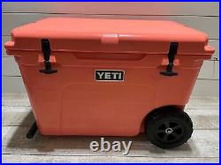 YETI Tundra HAUL Hard Cooler VERY RARE RETIRED LTD ED? CORAL? NWOT's SEE PICS