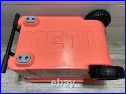 YETI Tundra HAUL Hard Cooler VERY RARE RETIRED LTD ED? CORAL? NWOT's SEE PICS