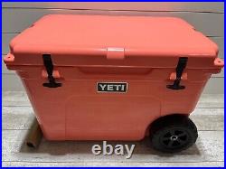 YETI Tundra HAUL Hard Cooler VERY RARE RETIRED LTD. EDITION? CORAL? NWOT's