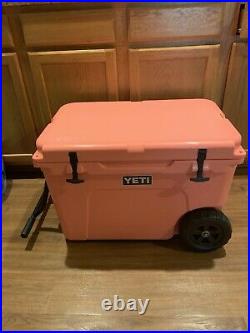 YETI Tundra Haul CORAL Cooler Limited Edition Discontinued Color USED! H2F