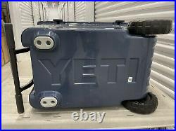 YETI Tundra Haul Cooler Navy Used In Box -Rough Shipping Nothing Ever Inside