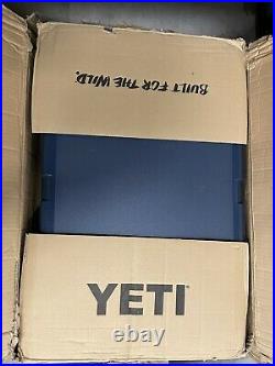 YETI Tundra Haul Cooler Navy Used In Box -Rough Shipping Nothing Ever Inside