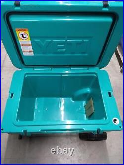 YETI Tundra Haul Portable Wheeled Cooler, Aquifer Blue