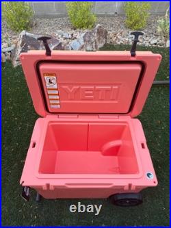 YETI Tundra Haul Wheeled Cooler in Limited Edition CORAL. Rare color