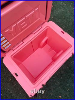 YETI Tundra Haul Wheeled Cooler in Limited Edition CORAL. Rare color