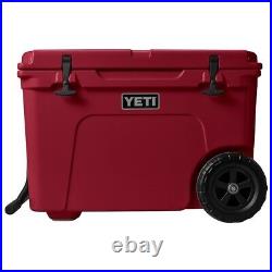 YETI Tundra Haul Wheeled Insulated Chest Cooler, Harvest Red