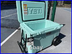 YETI Tundra Haul mobile cooler wheels RARE discontinued color Seafoam beach camp