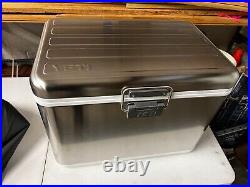 YETI V SERIES Stainless Steel Cooler NEW WithCOVER 55 GALLON