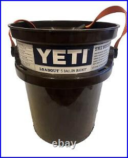 YETI WETLANDS BROWN- Loadout 5 Gallon Bucket RARE/LIMITED EDITION/ Ships Fast