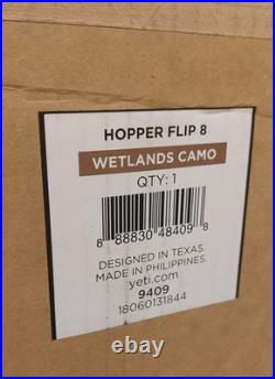 YETI WETLANDS CAMO Hopper Flip 8 Cooler Brand New In The Box RARE