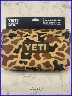 YETI Wetlands Camo Sidekick Dry 3L Strap-And-Go Waterproof Gear Case NEW