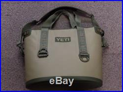 Yeti 30 Hopper Tan and Green Leakproof Cooler