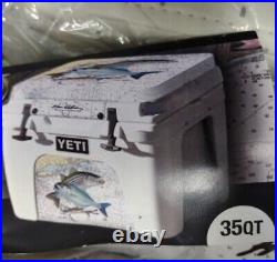 Yeti 35Q cooler cushion wrap Steve Whitlock Signature double fish map Tempress