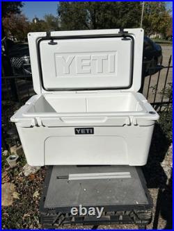 Yeti 65 Qt Pre-Owned White Cooler This Is Why We Can't Have Nice Things