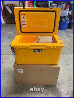 Yeti Alpine Yellow Tundra 45 Cooler Limited Edition Color New In Box