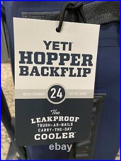 Yeti Backpack 24 Hopper Cooler Blue Bud Light Seltzer Logo Mint Condition NWT