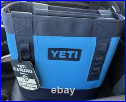 Yeti Camino 20 Big Blue Wave and Navy Blue Tote Bag Carry All