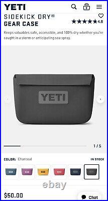 Yeti Camino 20 Carryall Storm Grey + Sidekick Dry Gear case With Price Of $155