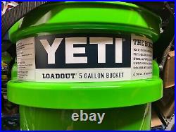 Yeti Canopy Green Load out 5 Gallon Bucket RARE/AUTHENTIC IN HAND NEW Unused