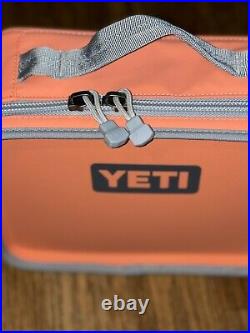 Yeti Day Trip Lunch Box Cooler CORAL New And Very Rare