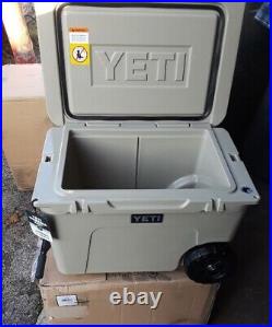Yeti Haul Wheeled Cooler (Navy, White, &Tan)