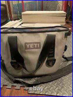 Yeti Hopper 20 Cooler Bag Gray, Black Straps Fast Shipping Nice Shape YETI Tote