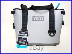 Yeti Hopper 20 Grey Cooler Soft Sided Lighter Weight Portable Tailgating NIB