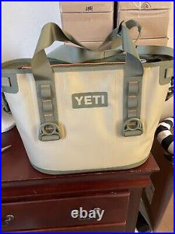 Yeti Hopper 20 Tan Green Orange Soft Sided Cooler Hard To Find Colorway