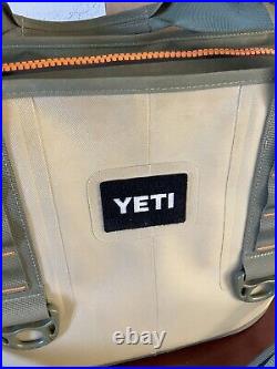 Yeti Hopper 20 Tan Green Orange Soft Sided Cooler Hard To Find Colorway