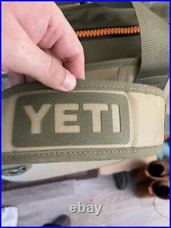 Yeti Hopper 20 Tan Green Orange Soft Sided Cooler Hard To Find Colorway