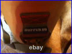 Yeti Hopper 20 Tan and Green with Orange Interior and Zipper Cooler / Carrier