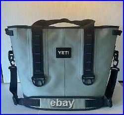 Yeti Hopper 30 Cooler Bag Fog Gray/Tahoe Blue Read Description