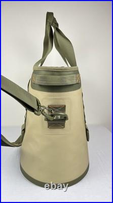 Yeti Hopper 30 Original Tote Soft Cooler Shoulder Bag VGC Green Orange Rare