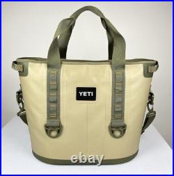 Yeti Hopper 30 Original Tote Soft Cooler Shoulder Bag VGC Green Orange Rare