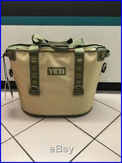 Yeti Hopper 30 Portable Cooler YHOPT30 Field Tan/Blaze Orange Brand New