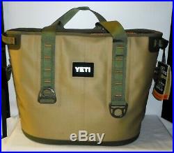 Yeti Hopper 30 Portable Cooler YHOPT30 Field Tan/Blaze Orange NEW