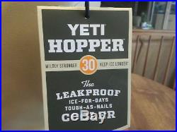 Yeti Hopper 30 Rugged Soft Sided Ice Chest Cooler Tan/Orange