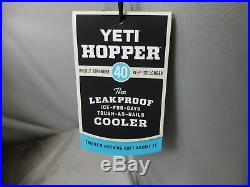 Yeti Hopper 40 Portable Cooler (Fog Gray/Tahoe Blue)