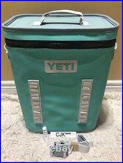 Yeti Hopper BACKFLIP 24 Soft Sided Backpack Cooler LIMITED ED. AQUIFER BLUE