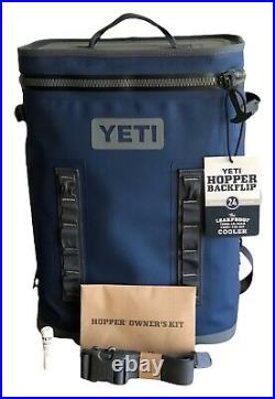 Yeti Hopper BackFlip 24 Soft Cooler Navy Blue Backpack Cooler