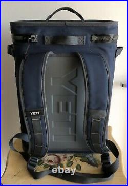 Yeti Hopper BackFlip 24 Soft Cooler Navy Blue Backpack Cooler