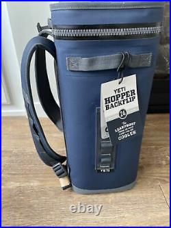 Yeti Hopper BackFlip 24 Soft Cooler Navy Blue Hint Water Edition