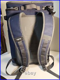 Yeti Hopper BackFlip 24 Soft Sided Backpack Cooler Blue with grey accent