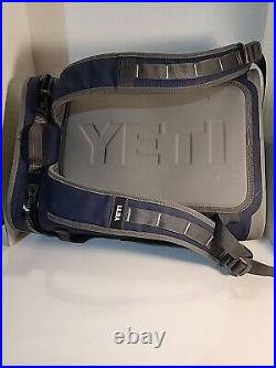 Yeti Hopper BackFlip 24 Soft Sided Backpack Cooler Blue with grey accent